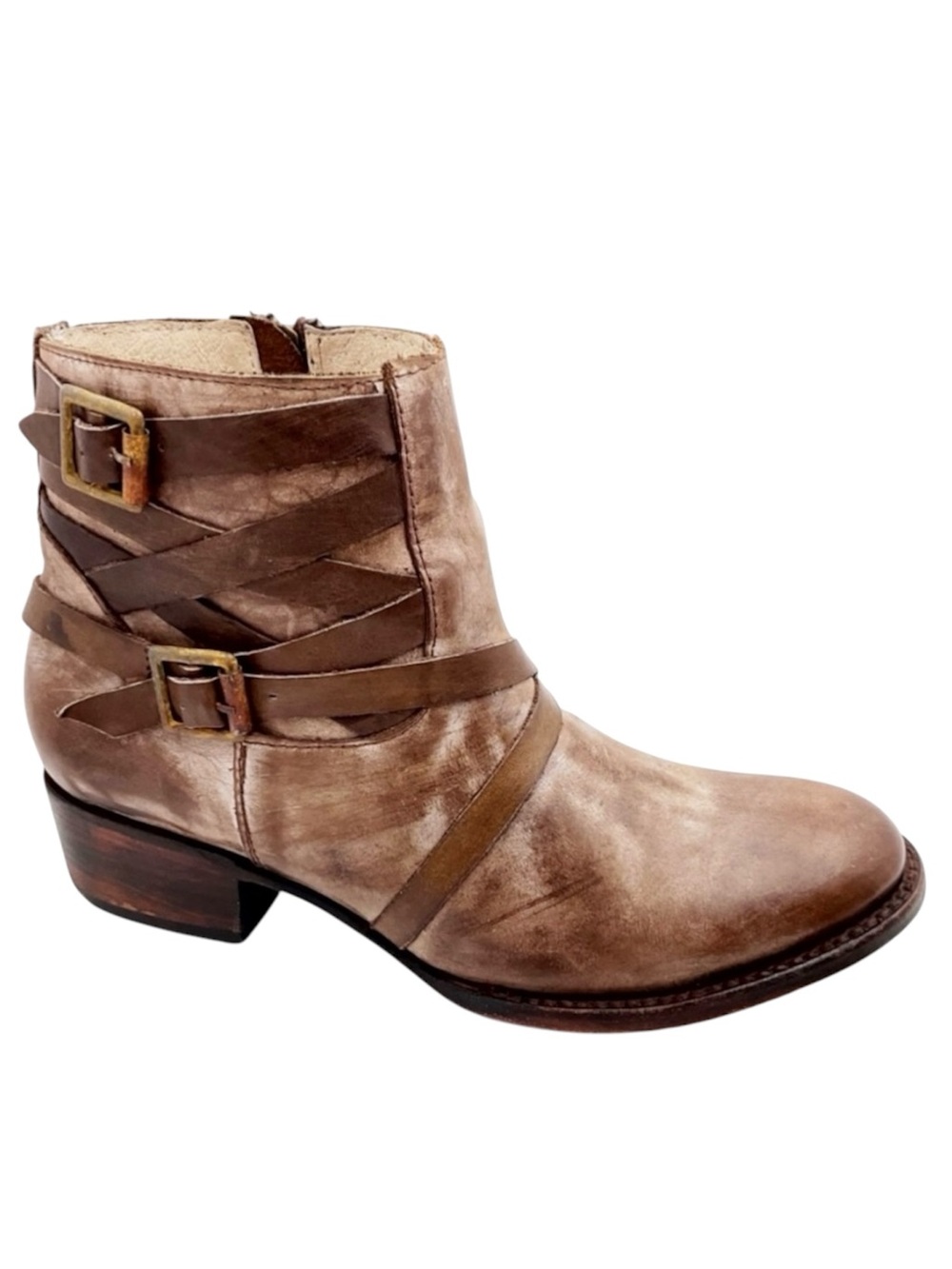 {Freebird by Steven} Sammi Distressed Ankle Boots